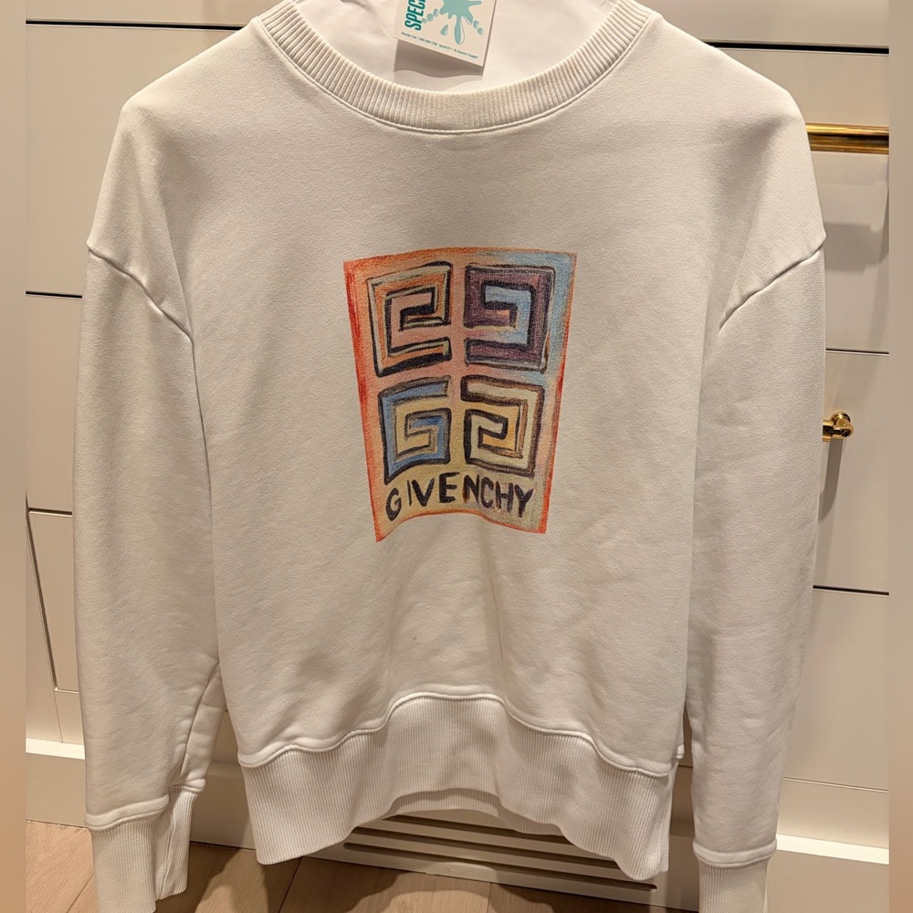 Givenchy authentic sweatshirt sweater white xs